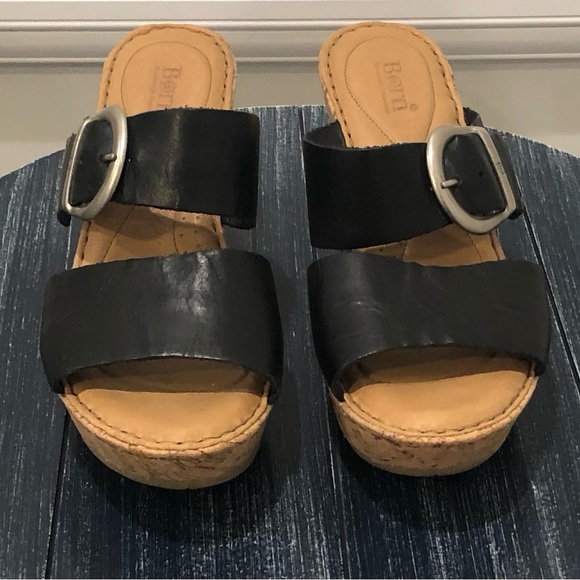 Born Shoes - Born Wedge Sandals